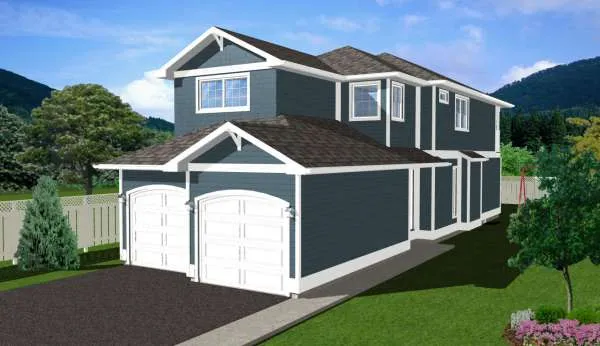 Full Rendering for House Plan #195073
