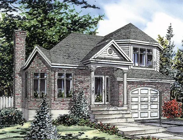 Full Rendering for House Plan #420223