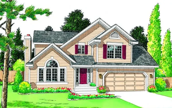 Full Rendering for House Plan #181642