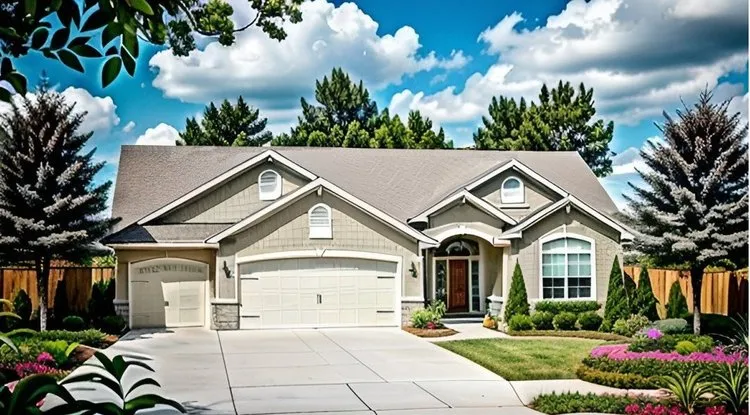 Full Rendering for House Plan #353551