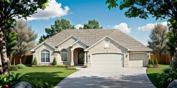 Full Rendering for House Plan #354161