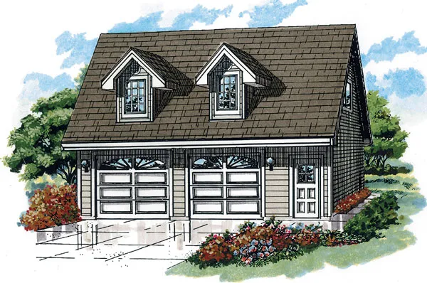 Full Rendering for House Plan #510720