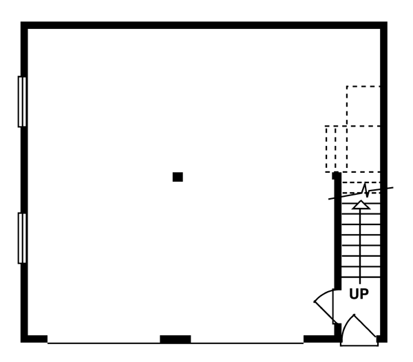 Main Floor Plan for House Plan #510720