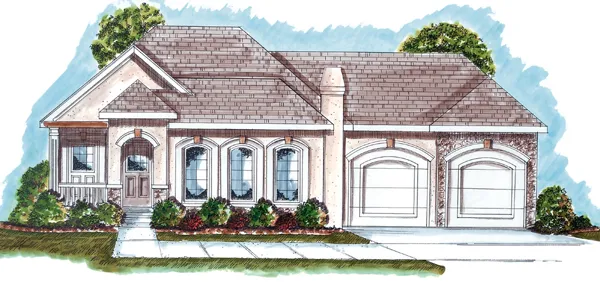 Full Rendering for House Plan #706851