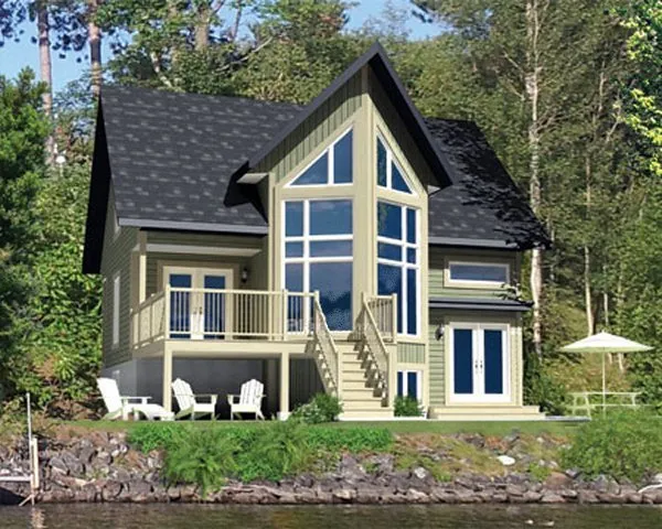 Full Rendering for House Plan #173126