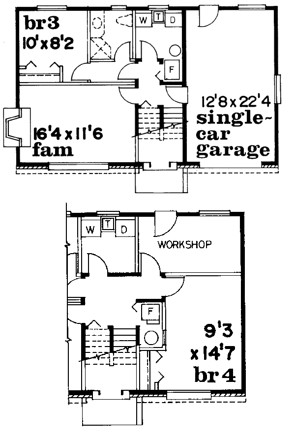 Basement Plan for House Plan #510360