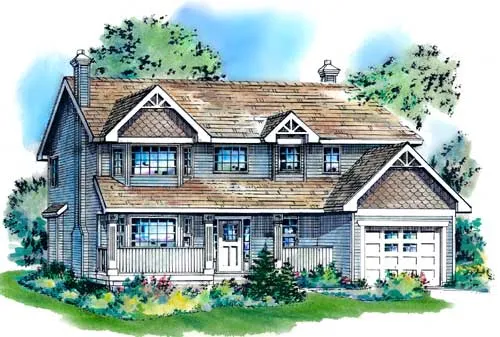 Full Rendering for House Plan #139159