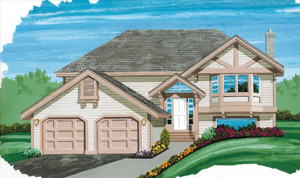 Full Rendering for House Plan #510112