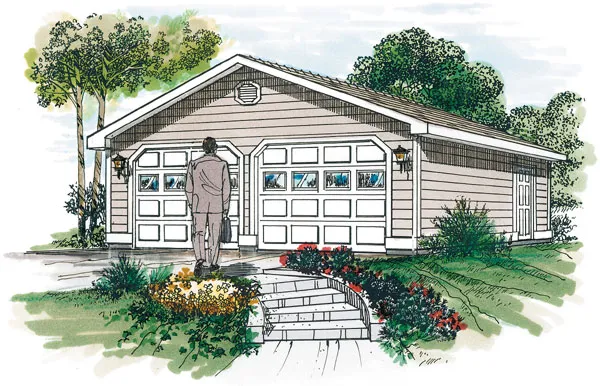Full Rendering for House Plan #516000