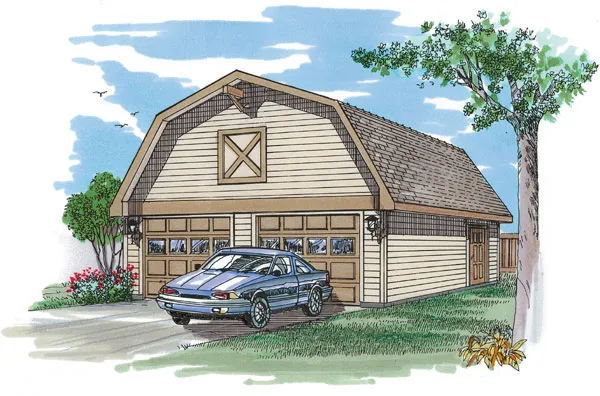 Full Rendering for House Plan #517000