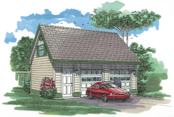 Full Rendering for House Plan #511100