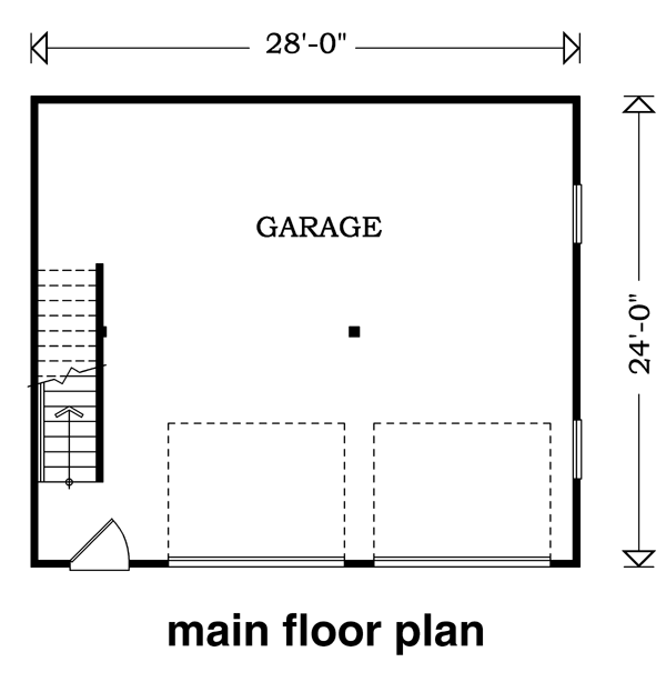 Main Floor Plan for House Plan #511100