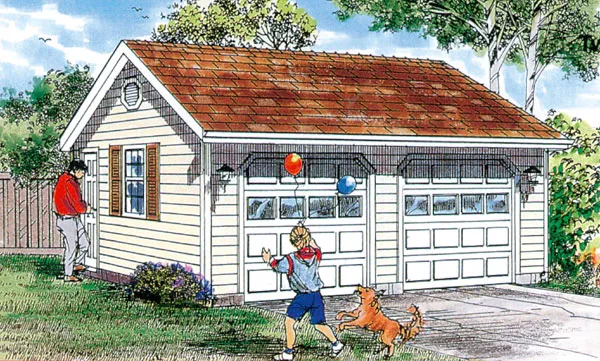 Full Rendering for House Plan #511300