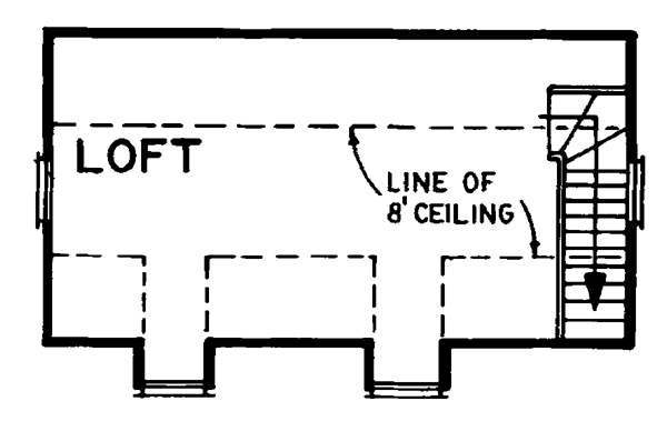 Attic Plan for House Plan #510220