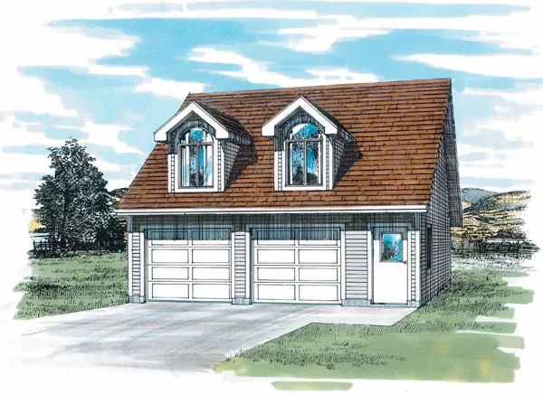 Full Rendering for House Plan #515200