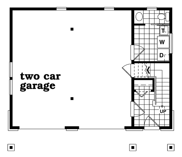 Main Floor Plan for House Plan #510920