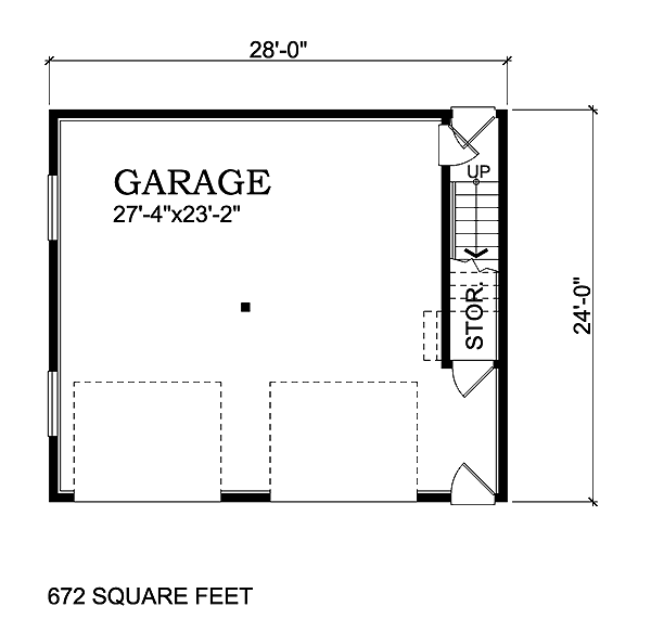 Main Floor Plan for House Plan #510140
