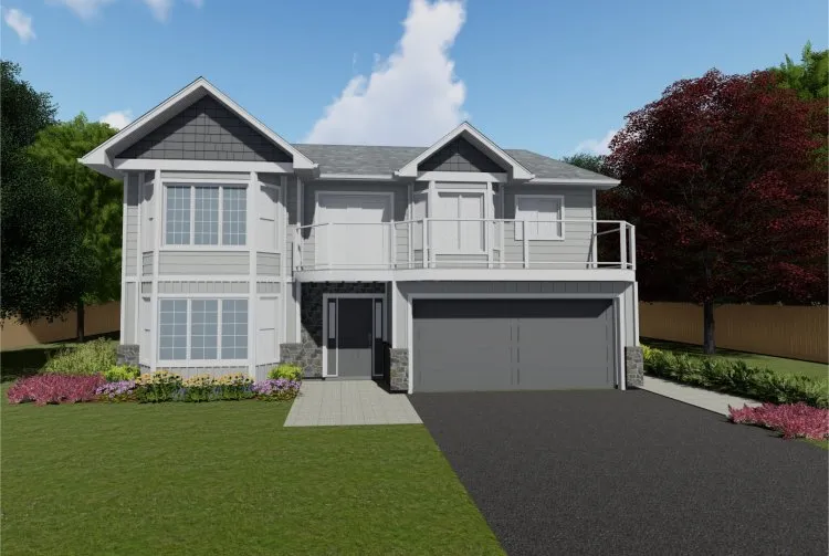 Full Rendering for House Plan #222116