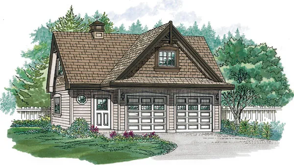 Full Rendering for House Plan #510040
