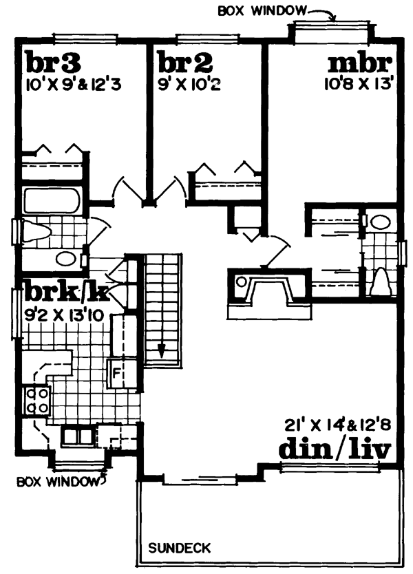 Main Floor Plan for House Plan #5107400