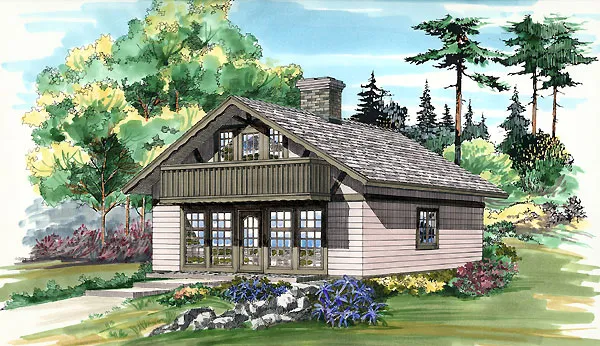 Full Rendering for House Plan #515500