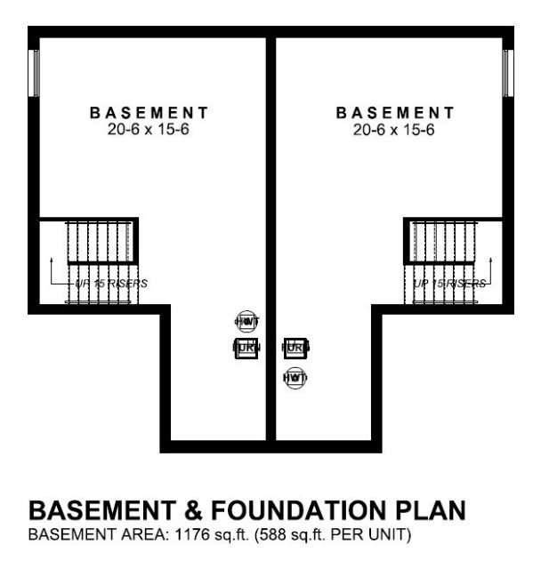 Basement Plan for House Plan #195256