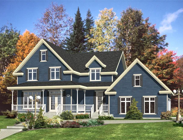 Full Rendering for House Plan #420265