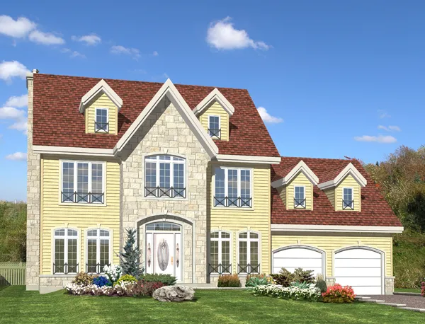 Full Rendering for House Plan #420885