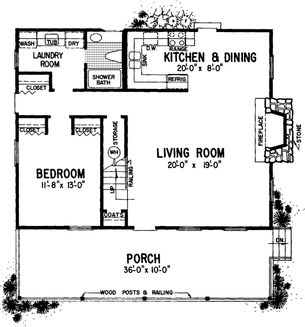 Main Floor Plan for House Plan #521604