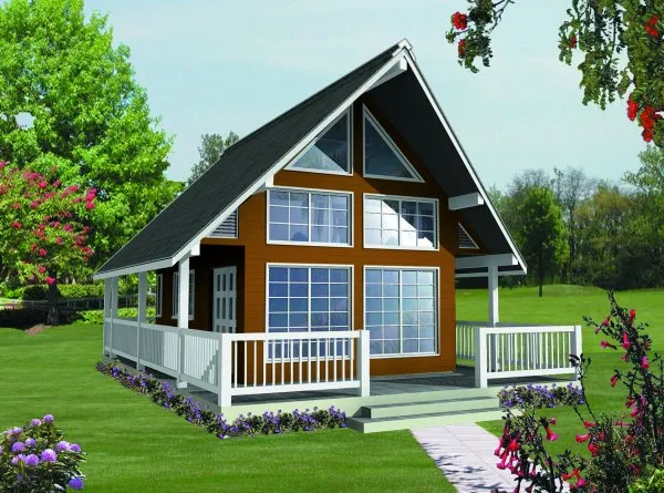 Full Rendering for House Plan #262601