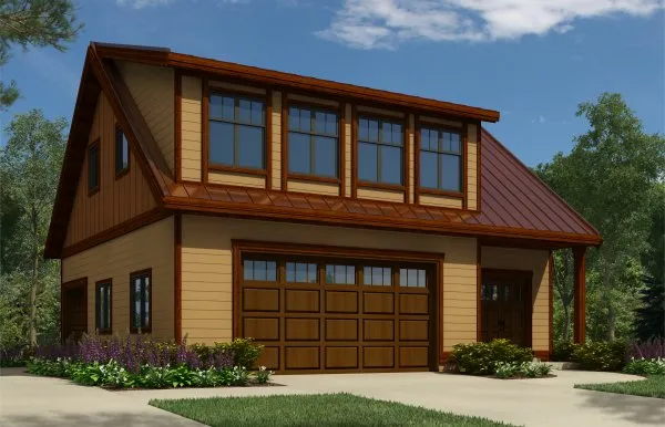 Full Rendering for House Plan #264822