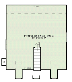 Second Floor Plan for House Plan #319731