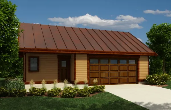 Full Rendering for House Plan #260575