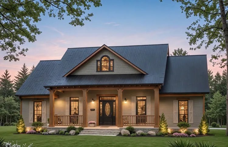 Full Rendering for House Plan #211591