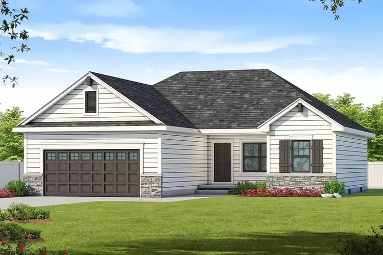 Full Rendering for House Plan #153739