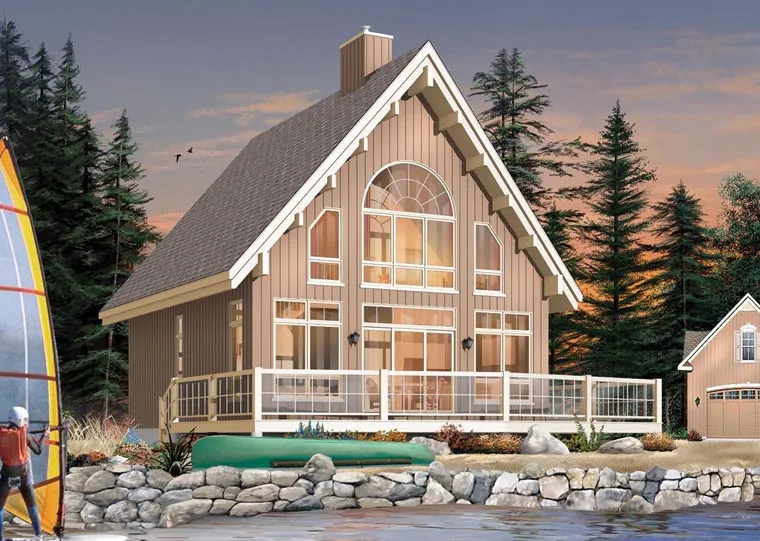 Full Rendering for House Plan #148393