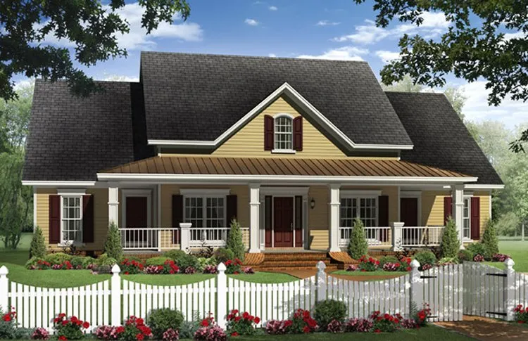 Full Rendering for House Plan #216332