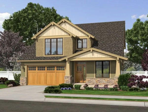 Full Rendering for House Plan #320322