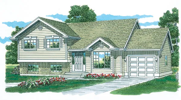 Full Rendering for House Plan #519120