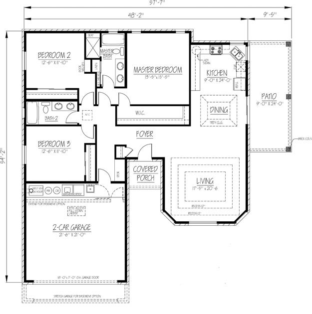 Main Floor Plan for House Plan #567300