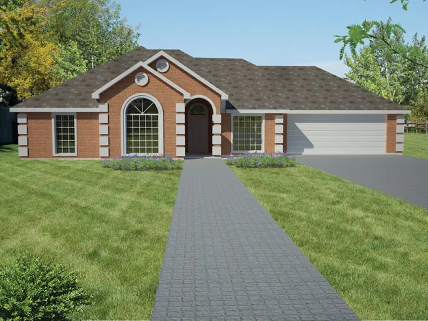 Full Rendering for House Plan #569400