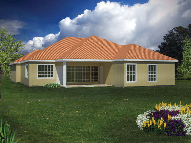 Rear Elevation for House Plan #561500