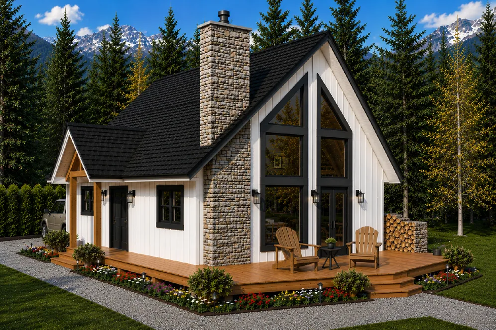 Full Rendering for House Plan #108421