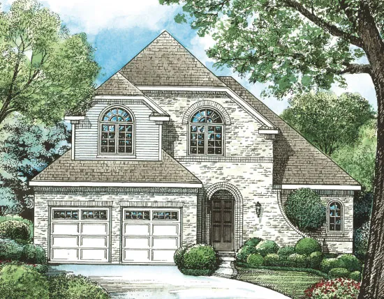 Full Rendering for House Plan #153229