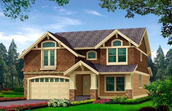 Full Rendering for House Plan #337832