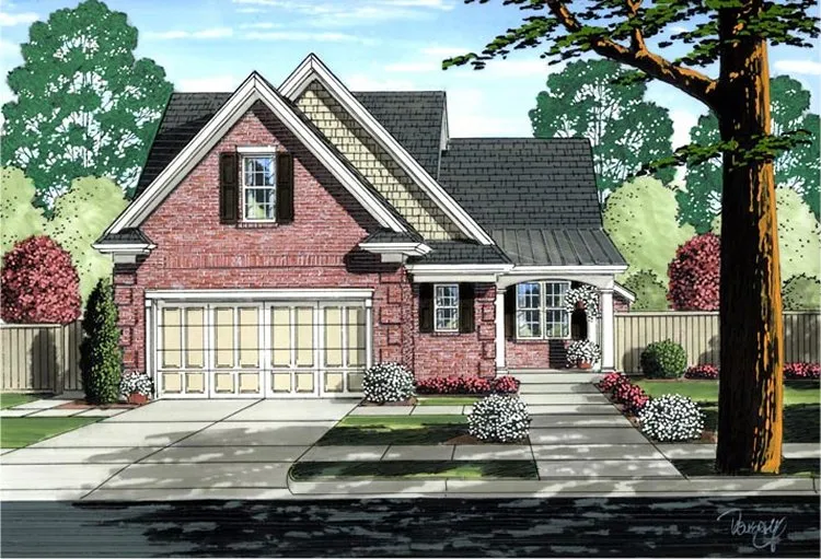 Full Rendering for House Plan #531010