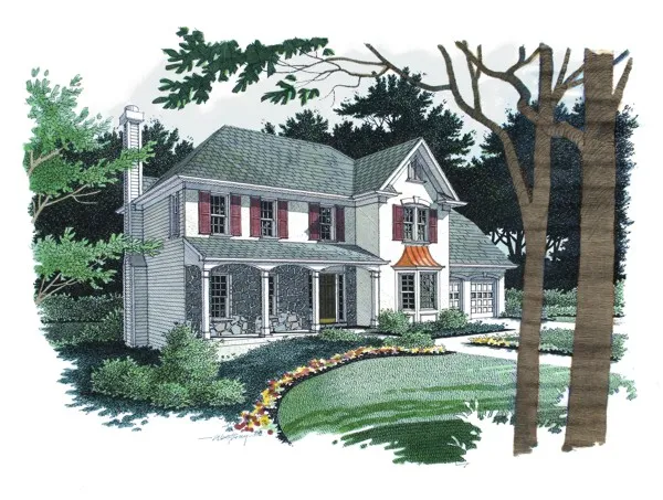 ExteriorPhoto for House Plan #273002