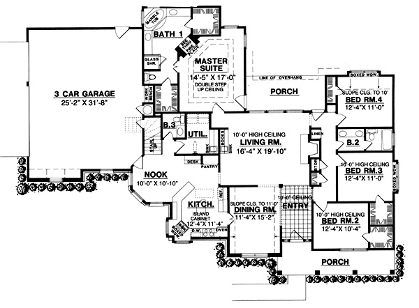 Main Floor Plan for House Plan #448232