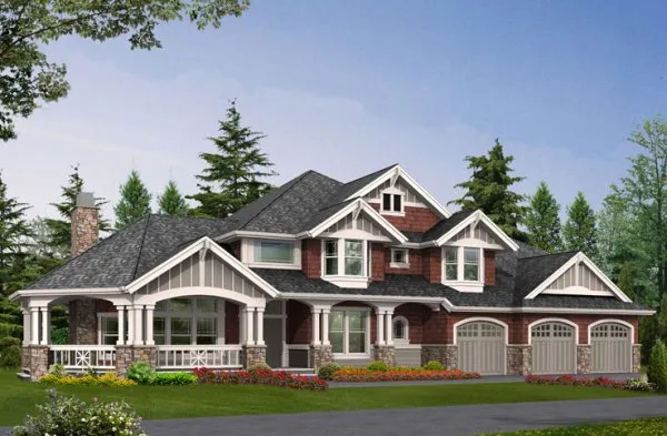 Full Rendering for House Plan #330224