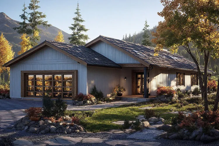Full Rendering for House Plan #347321